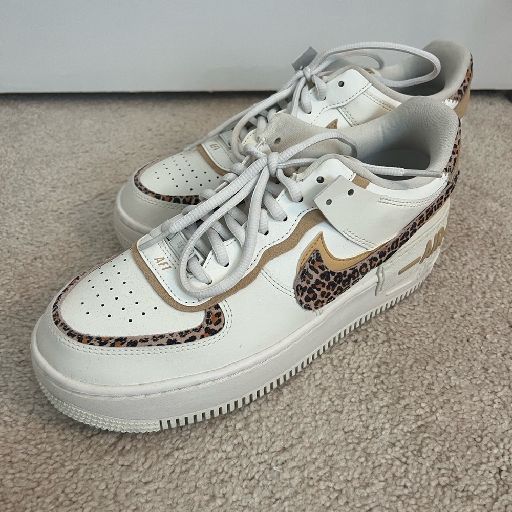 Nike Women's Air Force 1 Low Shadow Leopard Sneakers
